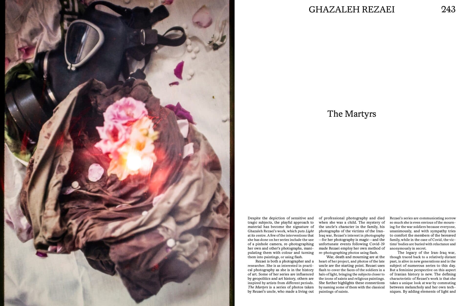 Foam Magazine – An Article on “Martyrs” series by Ghazaleh Rezaei – Author: Anahita Ghabaian