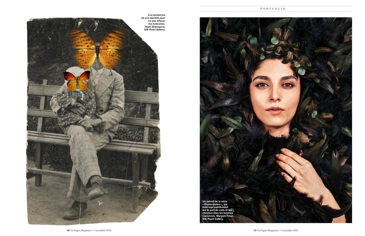An Article on presentation of The Silk road Gallery, Paris Photo Exhibition 2022- Le Figaro Magazine